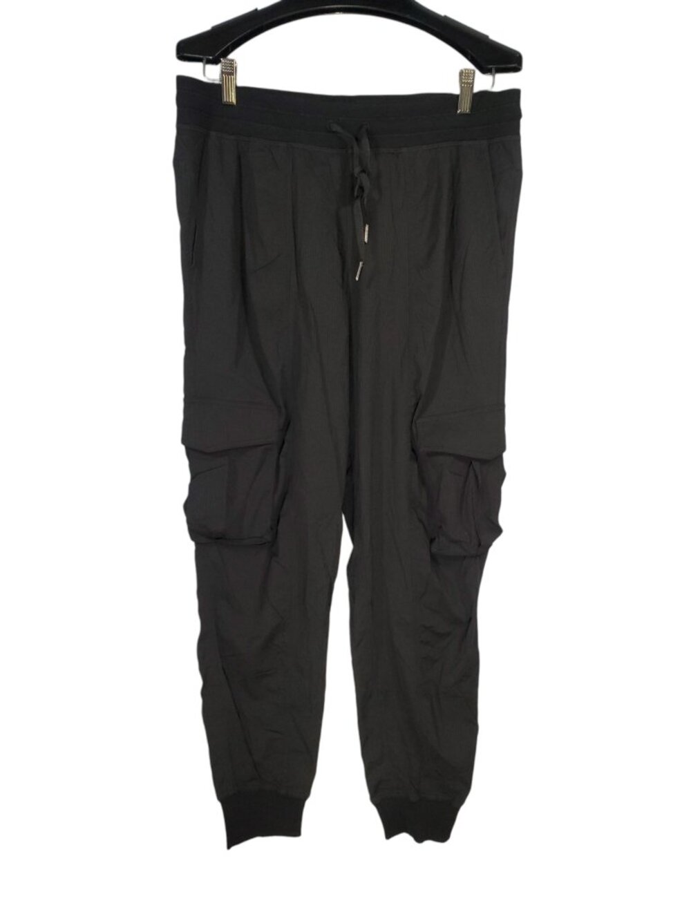 Lululemon Dance Studio Relaxed-Fit Mid-Rise Cargo Jogger Pants Women's L Black - Picture 2 of 7